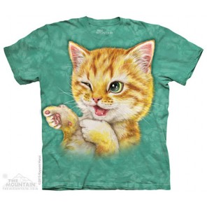 我懂的 Gothca Cat 猫咪图案T恤  Kayomi Harai THE MOUNTAIN 3DT恤 限量