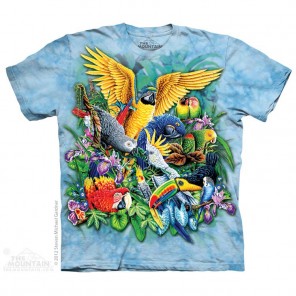 热带鸟类  鹦鹉图案T恤 THE MOUNTAIN 3DT恤