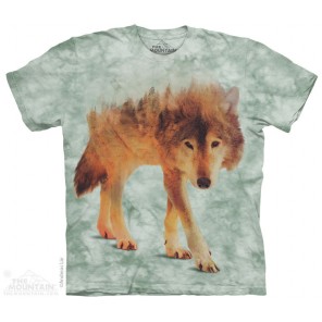 森林与狼 FOREST WOLF 动物图案T恤 THE MOUNTAIN 3DT恤