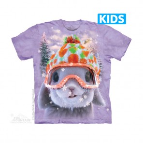 雪帽兔 SNOW BUNNY -Kids 宠物T恤 THE MOUNTAIN 3DT恤【少女|儿童】