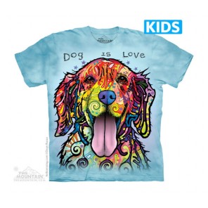 狗狗的爱 DOG IS LOVE -Kids 宠物T恤 THE MOUNTAIN 3DT恤【少女|儿童】