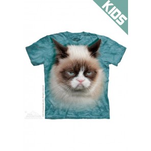 臭脸猫GRUMPY CAT -Kids猫咪图案T恤 THE MOUNTAIN 3DT恤【少女|儿童】