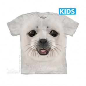小海豹BIG FACE BABY SEAL -Kids  海洋动物T恤 THE MOUNTAIN 3DT恤【少女|儿童】