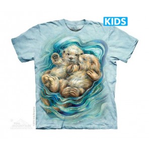卿卿我我 A Love Like No Otter -Kids 水獭图案T恤 THE MOUNTAIN 3DT恤【少女|儿童】