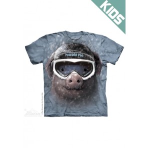 雪地猪POWDER PIG -Kids 兽人图案T恤 THE MOUNTAIN 3DT恤【少女|儿童】
