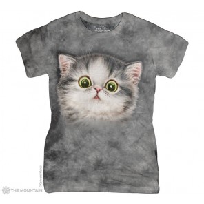 小灰猫 Cat Nip Kitten 猫咪图案 Ladies T恤 Kayomi Harai THE MOUNTAIN 3D女士T恤 限量