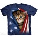美国旗小猫 Patriotic Kitten 猫咪图案T恤 THE MOUNTAIN 3DT恤