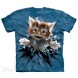 突破小猫 GINGER KITTEN 猫咪图案T恤 THE MOUNTAIN 3DT恤