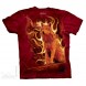 THE MOUNTAIN 3DT恤 狼图案T恤 凤凰火狼 虎豹狮-猛兽