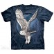 THE MOUNTAIN 3DT恤 猫头鹰图案T恤 月下猫头鹰 猛禽飞鸟