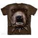 THE MOUNTAIN 3DT恤 狗图案T恤 僵尸比特犬 狗