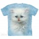 THE MOUNTAIN 3DT恤 猫图案T恤 毛绒绒白猫 猫咪