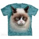 THE MOUNTAIN 3DT恤 猫图案T恤 臭脸猫 猫咪
