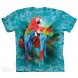 金刚鹦鹉 MACAW MATES 鸟类图案T恤 THE MOUNTAIN 3DT恤（2016）| TMTEE.com