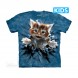 突破小猫 GINGER KITTEN - Kids 宠物 猫图案T恤 美国 THE MOUNTAIN 3DT恤(2015)【少女|儿童】| TMTEE.com