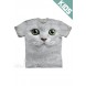 绿眼睛GREEN EYES FACE - Kids猫咪图案T恤 THE MOUNTAIN 3DT恤【少女|儿童】