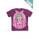 紫色背包猫BACKPACK KITTY - Kids猫咪图案T恤 THE MOUNTAIN 3DT恤【少女|儿童】