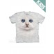 象牙白猫IVORY KITTEN FACE - Kids猫咪图案T恤 THE MOUNTAIN 3DT恤【少女|儿童】