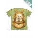 背包小狗PUPPY BACKPACK - Kids宠物图案T恤 THE MOUNTAIN 3DT恤【少女|儿童】