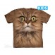 棕色小猫 BF BROWN CAT- Kids 猫咪图案T恤 THE MOUNTAIN 3DT恤【少女|儿童】