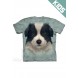 边牧幼犬 BORDER COLLIE PUPPY - Kids 宠物图案T恤 THE MOUNTAIN 3DT恤【少女|儿童】