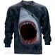 血盆大口 SHARK BITE LS  鲨鱼图案长袖T恤 THE MOUNTAIN 3D长袖T恤