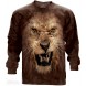 咆哮狮子 BF ROARING LION LS 猛兽图案长袖T恤 THE MOUNTAIN 3D长袖T恤