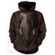 大象 Elephant Face Hoodie 动物图案卫衣 THE MOUNTAIN 3D卫衣