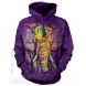 涂鸦大象 RUSSO ELEPHANT Hoodie 动物图案卫衣 THE MOUNTAIN 3D卫衣